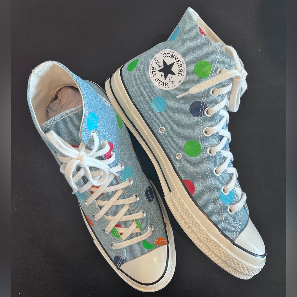 Converse x Golf Wang 70 Hi Denim Polka Dot